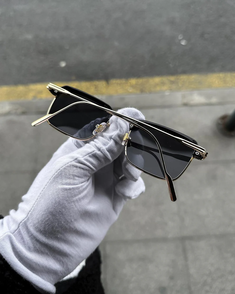 FRR - Gold Black - Unisex Güneş Gözlüğü