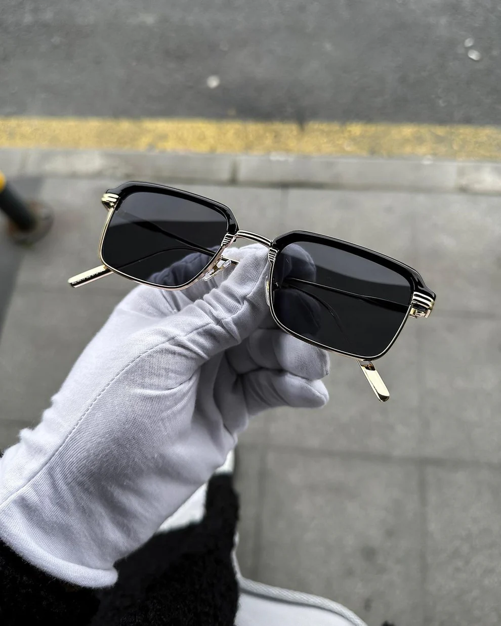 FRR - Gold Black - Unisex Güneş Gözlüğü