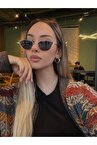 Siyah Vintage Kadın Güneş Gözlüğü
