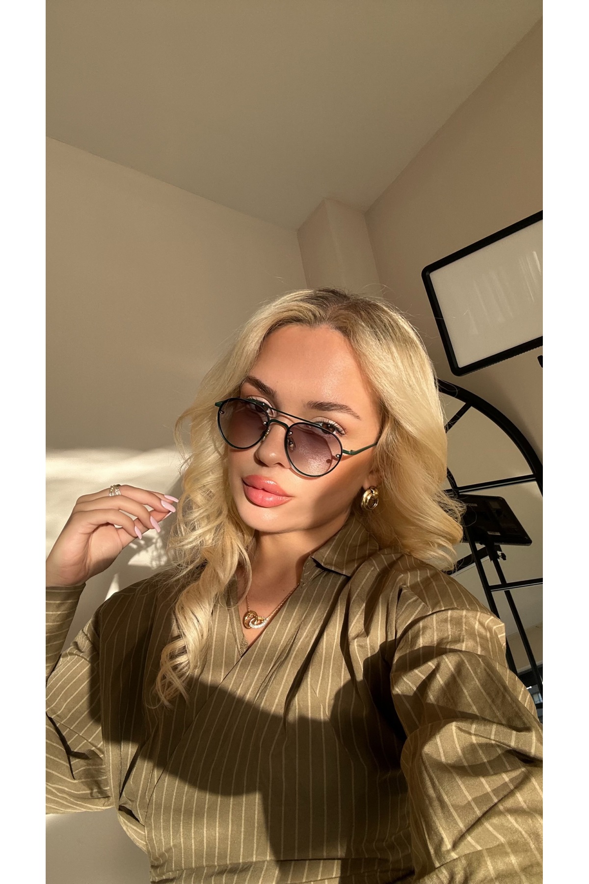 Glow - Yeşil Unisex Güneş Gözlüğü